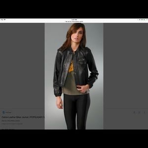 See by Chloe leather jacket size us 4 new